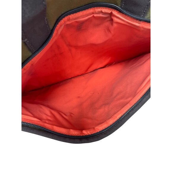 Jack Spade Green Canvas Messenger Laptop Bag With Multiple Compartments SKU 8995 - Picture 11 of 16